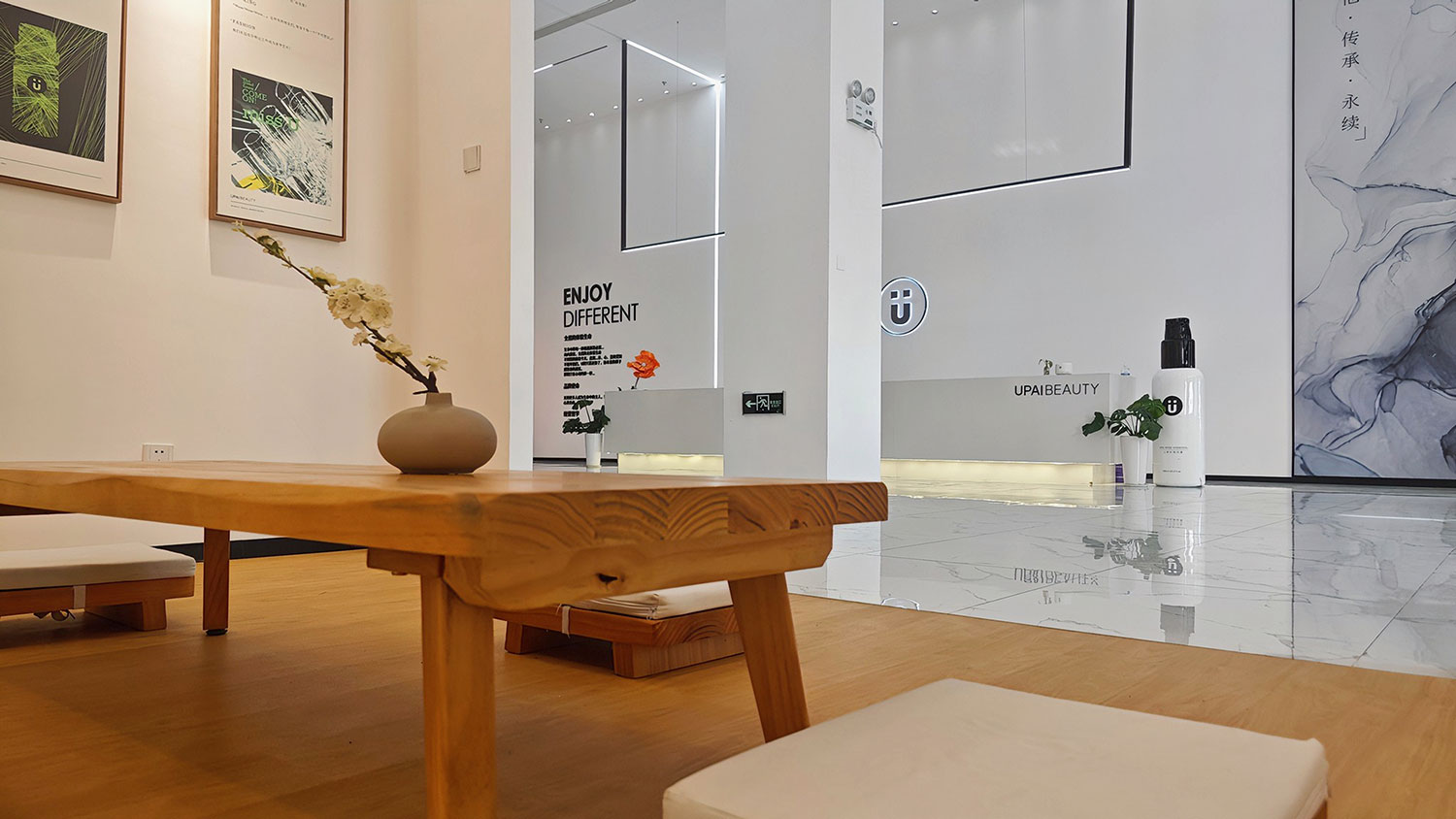 虹口1900生物科技公司辦公場所裝潢設計-辦公室裝修設計效果圖-第4張圖片-上海古都建筑設計集團